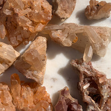 Load image into Gallery viewer, Tangerine Quartz Clusters